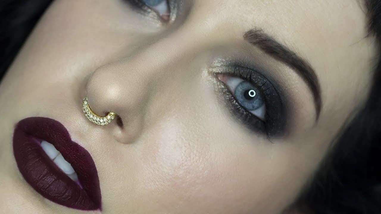 Easy Smokey Eye Makeup Tutorial HUDA Palette Review Demo